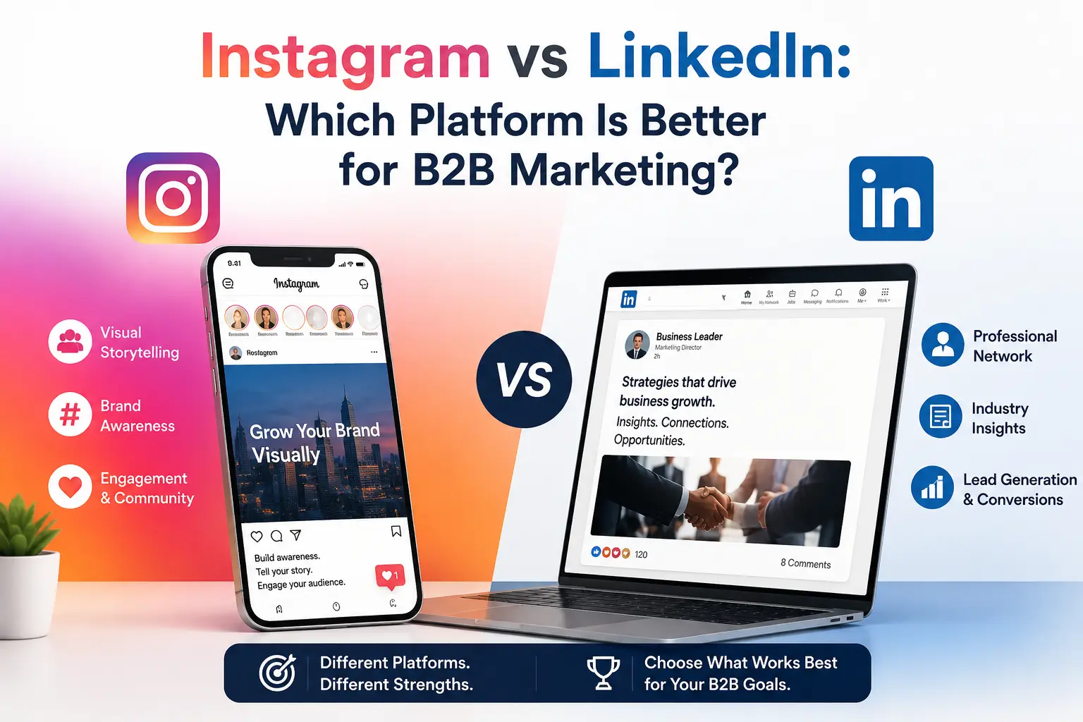 Instagram vs LinkedIn for B2B Marketing: Which Platform Is Better?