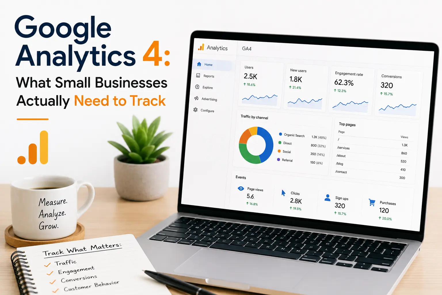 Google Analytics 4: What Small Businesses Actually Need to Track
