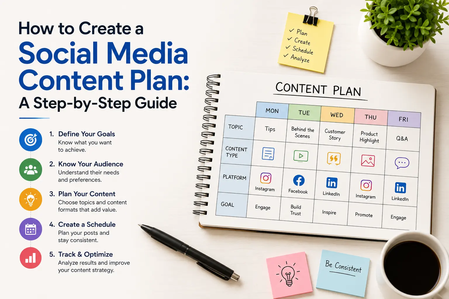 How to Create a Social Media Content Plan: A Step-by-Step Guide