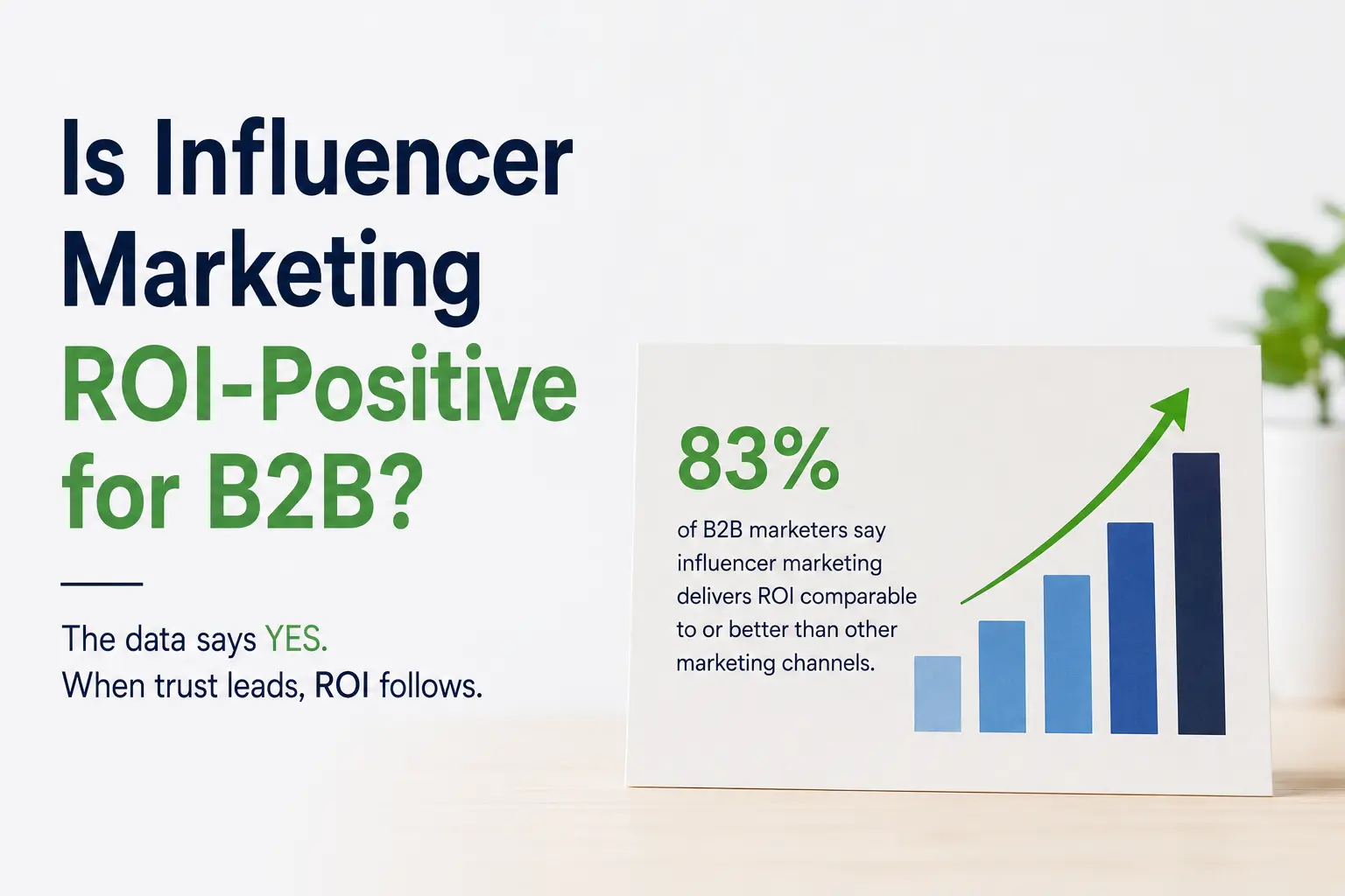 Is B2B Influencer Marketing ROI-Positive? What the 2026 Data Actually Shows