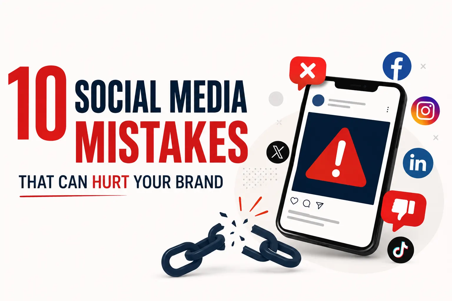 10 Social Media Mistakes That Can Hurt Your Brand