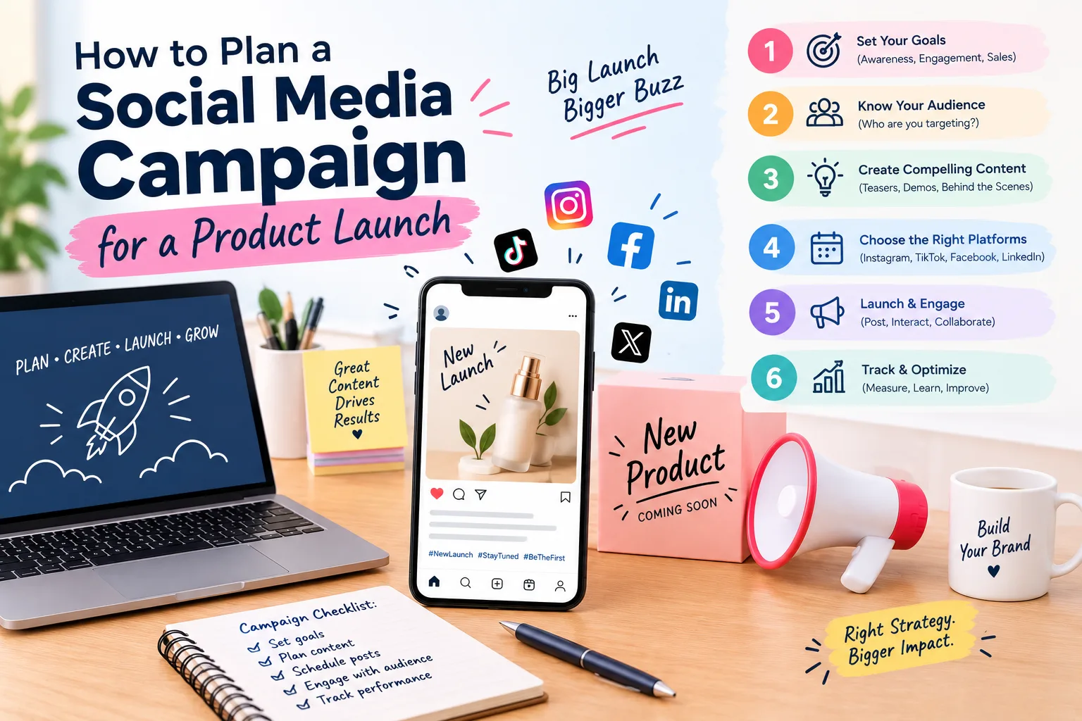 How to Plan a Social Media Campaign for a Product Launch (7 Steps)